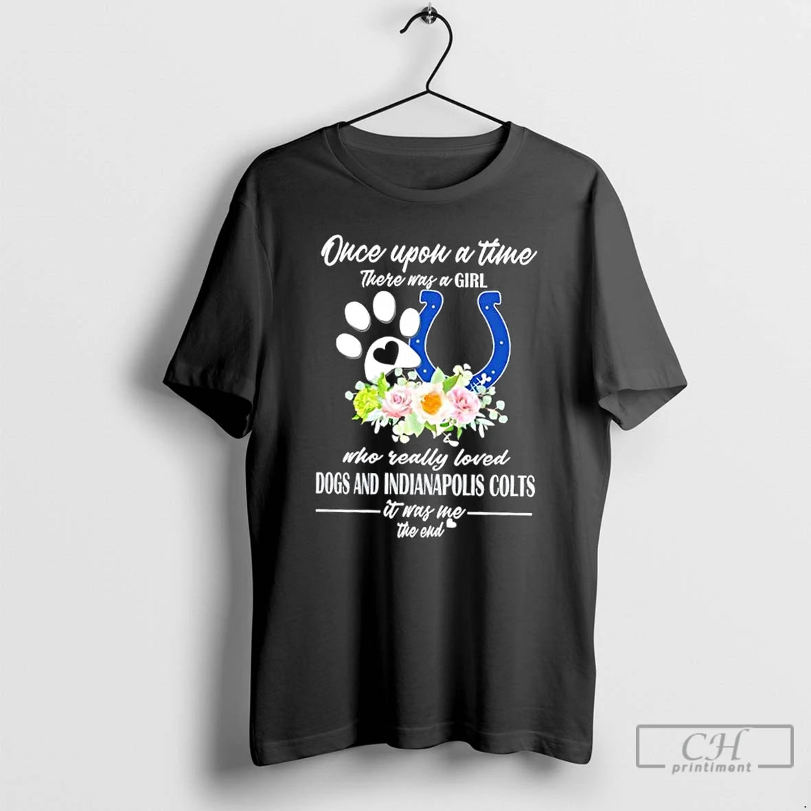 Classic Once Upon A Time There Was A Girl Who Really Loved Dogs And Indianapolis Shirt Hoodie Sweatshirt | PurePodTees.com