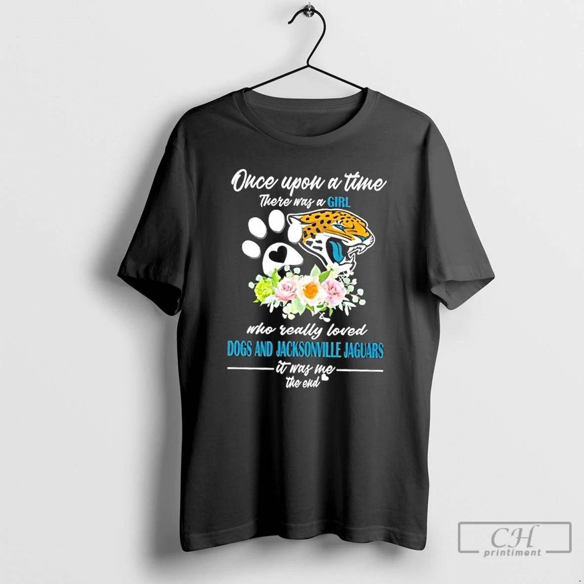 Classic Once Upon A Time There Was A Girl Who Really Loved Dogs And Jacksonville Shirt Hoodie Sweatshirt | PurePodTees.com