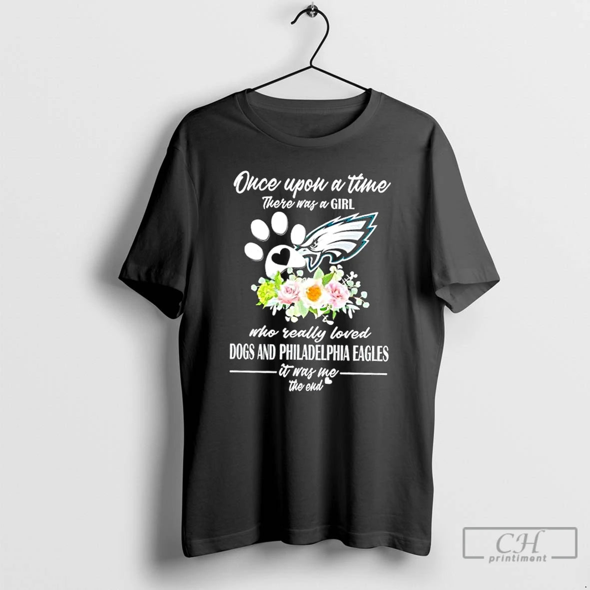 Classic Once Upon A Time There Was A Girl Who Really Loved Dogs And Philadelphia Shirt Hoodie Sweatshirt | PurePodTees.com