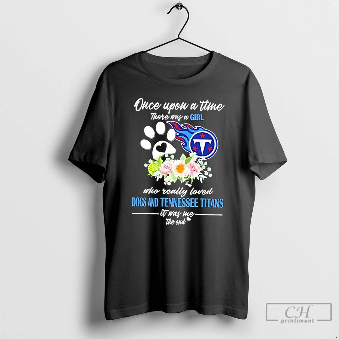 Classic Once Upon A Time There Was A Girl Who Really Loved Dogs And Tennessee Shirt Hoodie Sweatshirt | PurePodTees.com