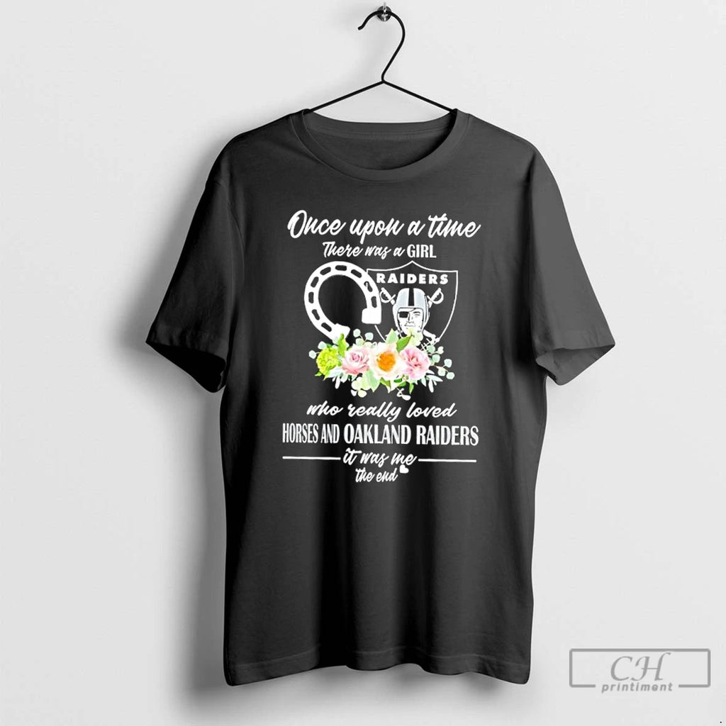 Classic Once Upon A Time There Was A Girl Who Really Loved Horses And Las Shirt Hoodie Sweatshirt | PurePodTees.com