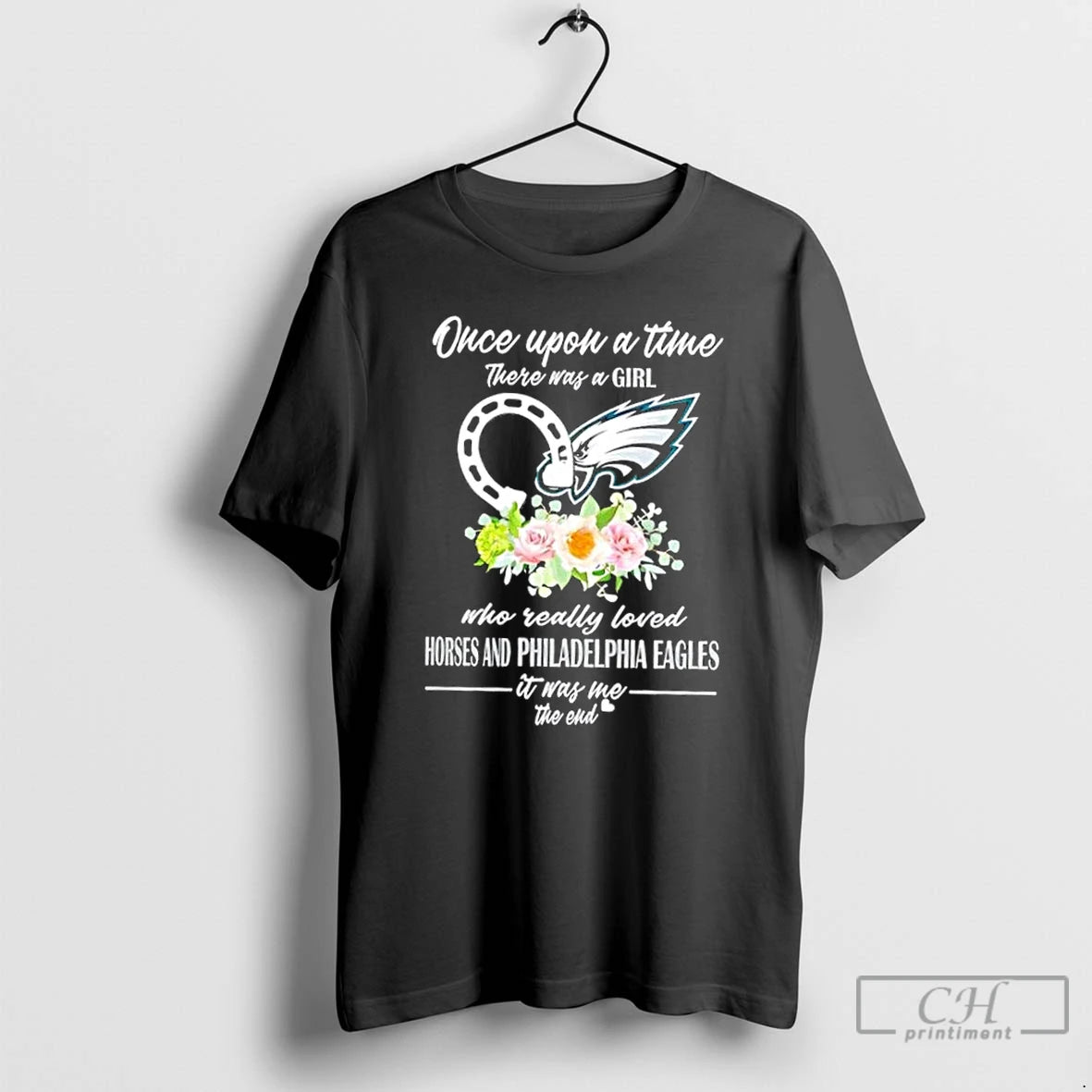 Classic Once Upon A Time There Was A Girl Who Really Loved Horses And Philadelphia Shirt Hoodie Sweatshirt | PurePodTees.com