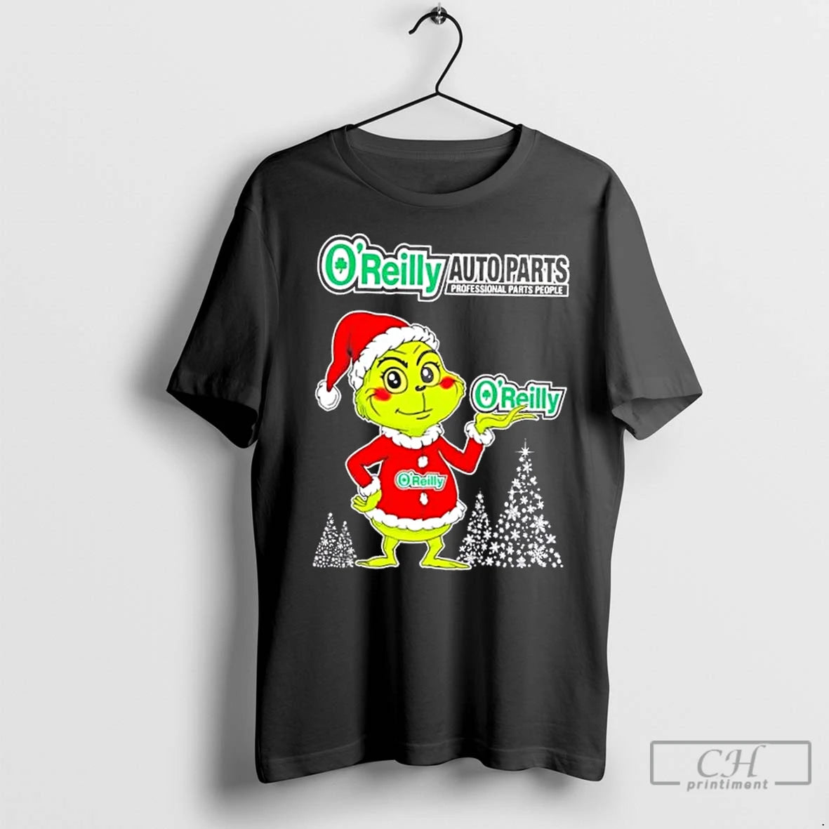 Classic Oreilly Auto Parts And Grinchmas Christmas Tree Shirt Hoodie Sweatshirt | PurePodTees.com
