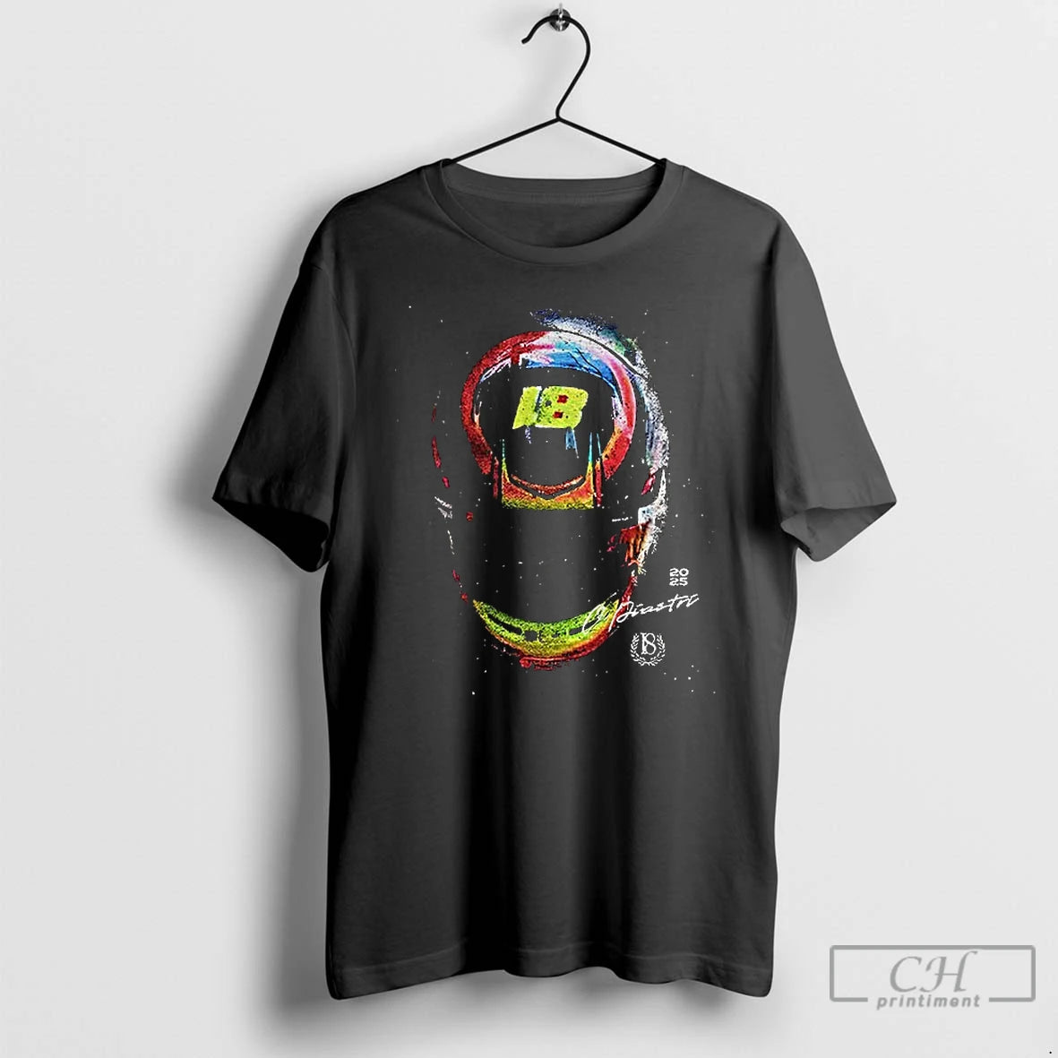 Classic Oscar Piastri F1 Helmet Graphic Shirt Hoodie Sweatshirt | PurePodTees.com