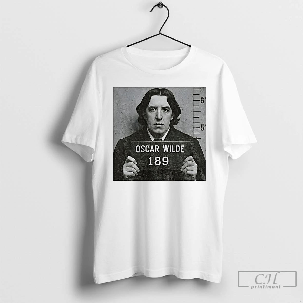 Classic Oscar Wilde 189 Mugshot Funny Literary Meme T Shirts Hoodie Sweatshirt | PurePodTees.com