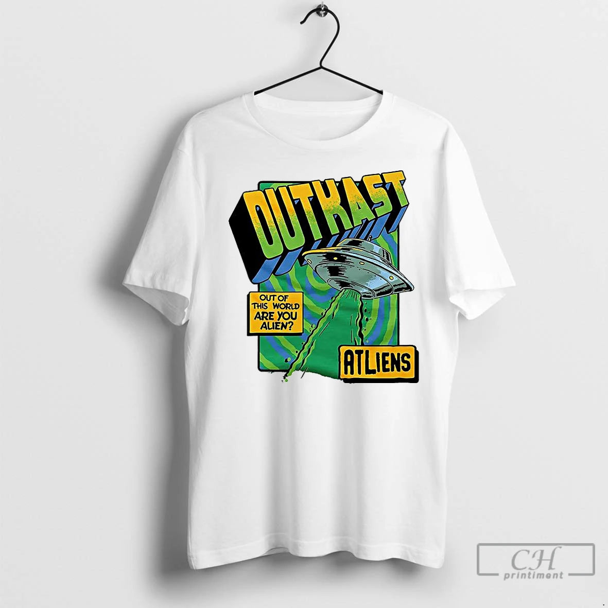 Classic Outkast Atliens Out Of This World Are You Alien Ufo Shirt Hoodie Sweatshirt | PurePodTees.com