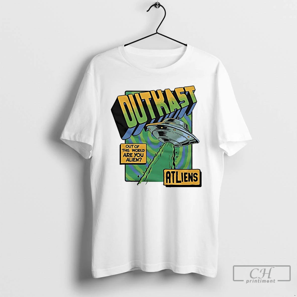 Classic Outkast Atliens Out Of This World Are You Alien T Shirts Hoodie Sweatshirt | PurePodTees.com