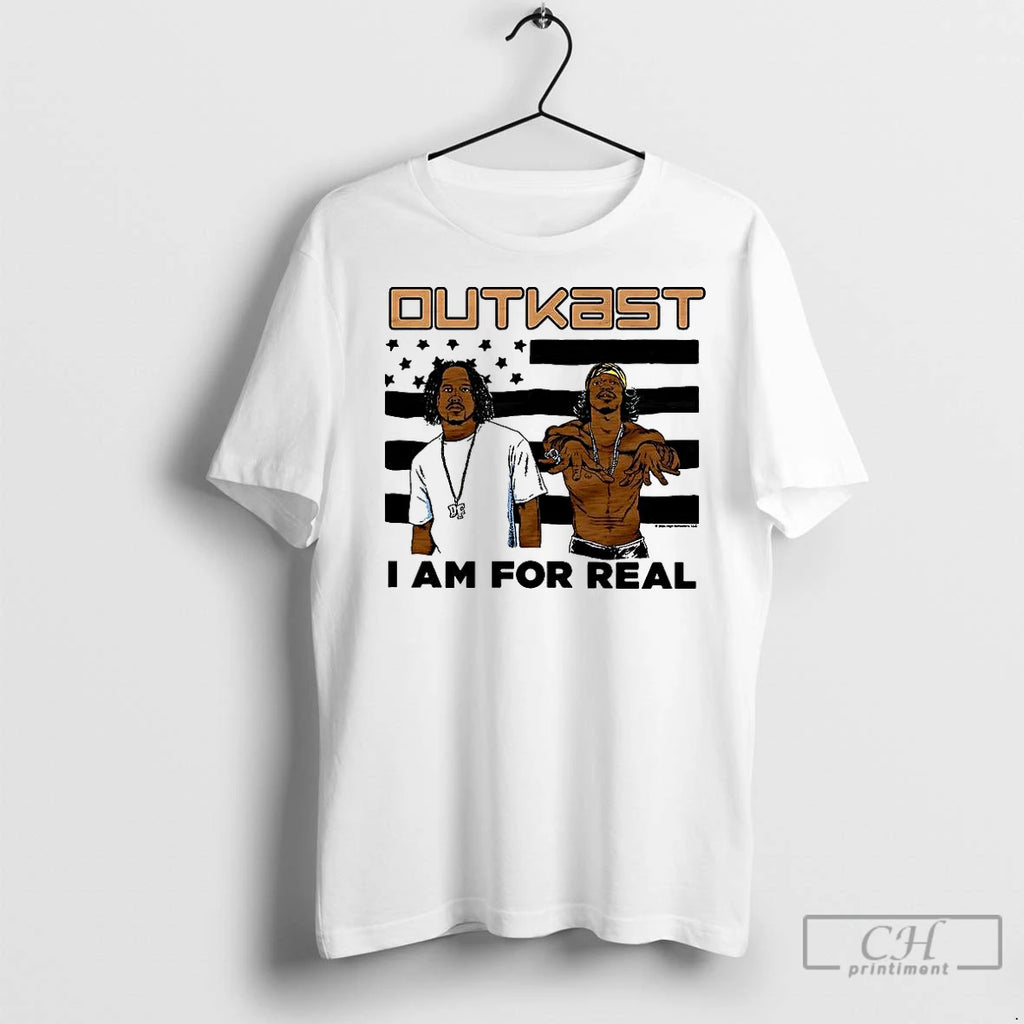 Classic Outkast I Am For Real Flag Comic Shirt Hoodie Sweatshirt | PurePodTees.com