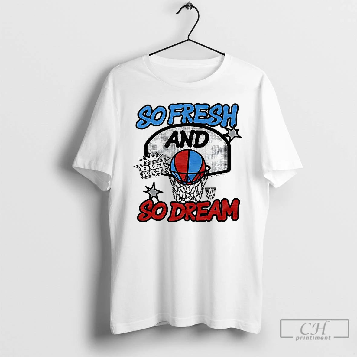 Classic Outkast X Atlanta Dream Basketball So Fresh And So Dream Basket T Shirts Hoodie Sweatshirt | PurePodTees.com