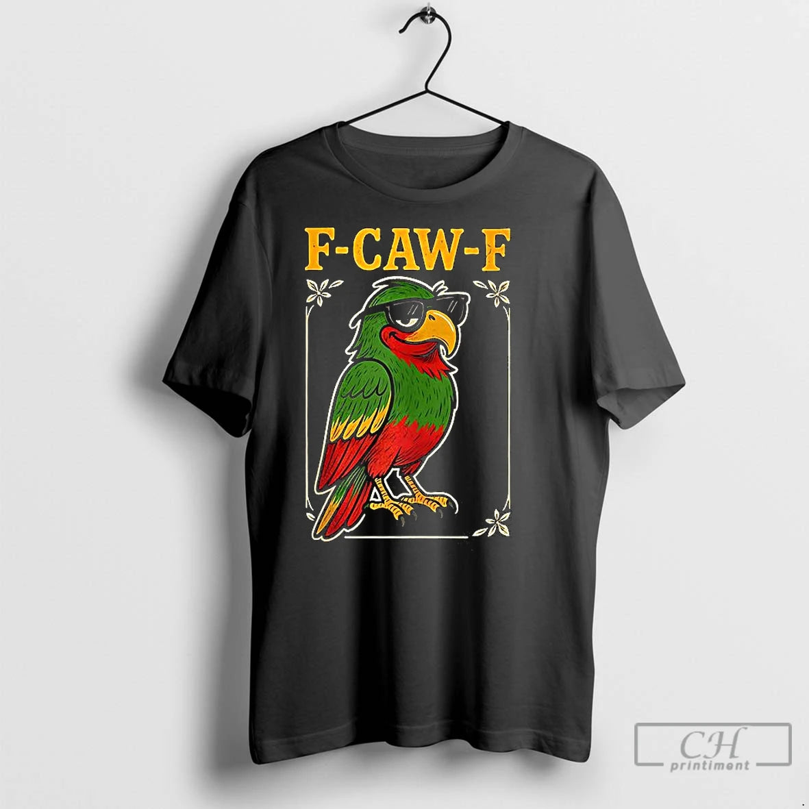 Classic Parrot F Caw F Funny Shirt Hoodie Sweatshirt | PurePodTees.com