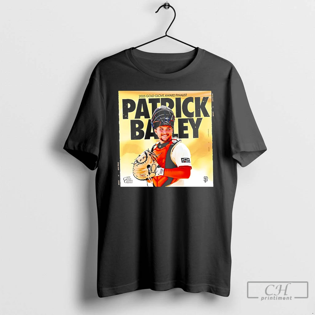 Classic Patrick Bailey 2025 Gold Glove Award Finalist T Shirts