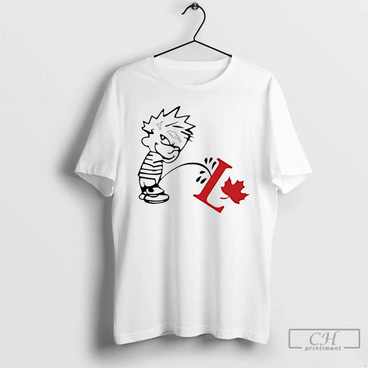 Classic Peeing On The Liberal Party Of Canada T Shirts Hoodie Sweatshirt | PurePodTees.com
