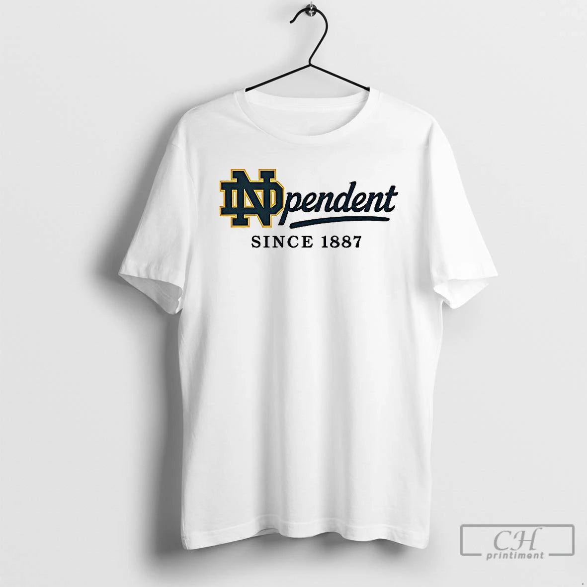 Classic Pendent Since 1887 Notre Dame Fighting Irish Football Shirt Hoodie Sweatshirt | PurePodTees.com