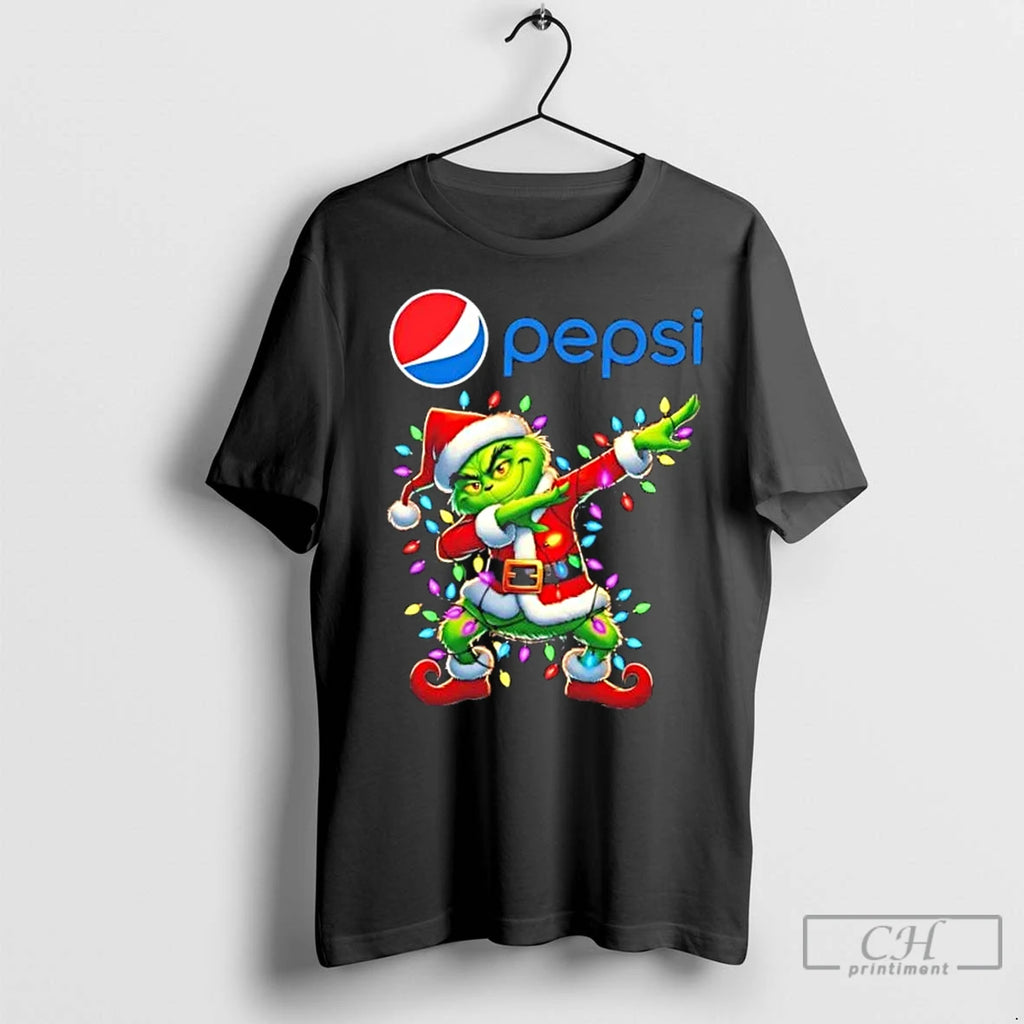 Classic Pepsi Grinch Dabbing Merry Christmas Shirt Hoodie Sweatshirt | PurePodTees.com