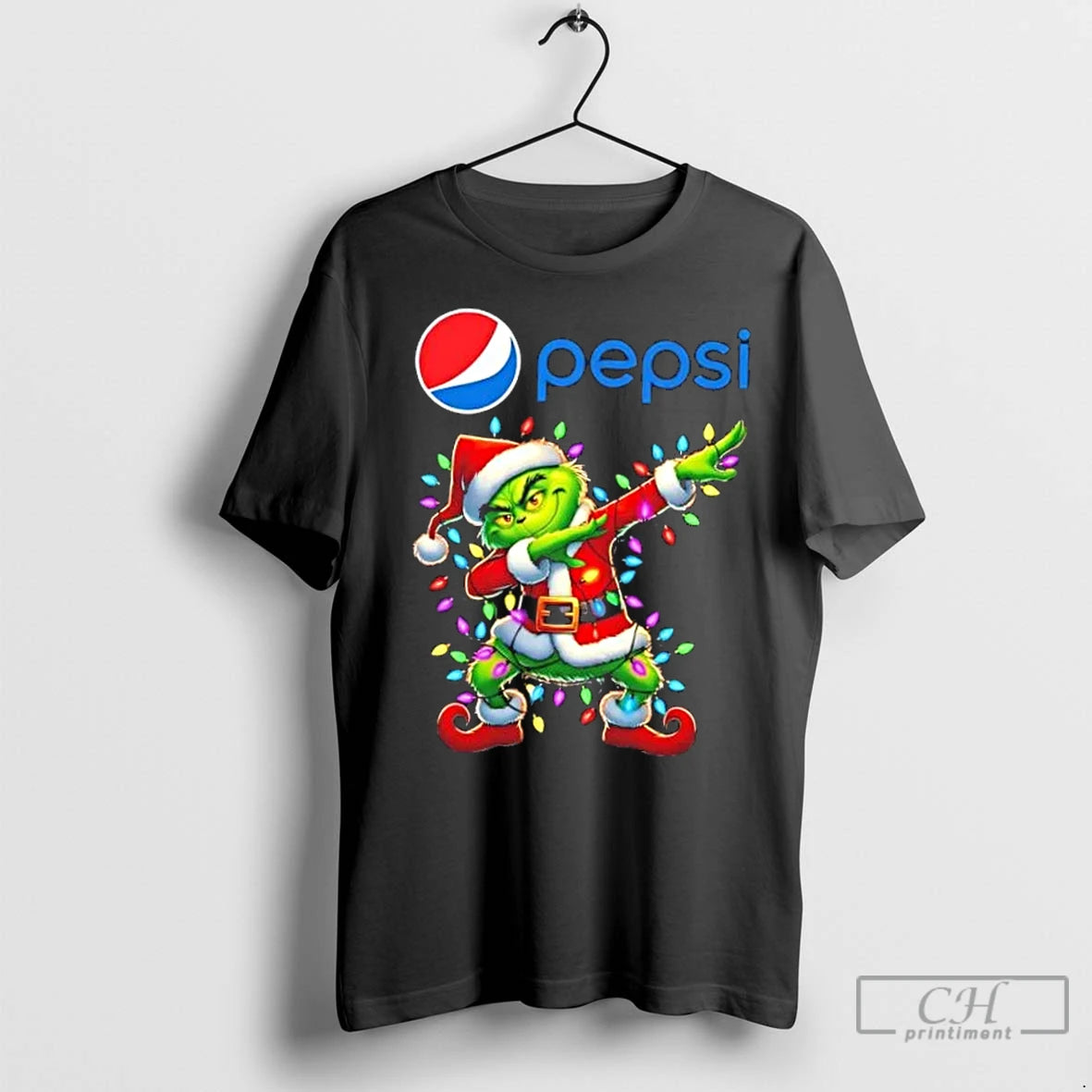 Classic Pepsi Grinch Dabbing Merry Christmas Shirt Hoodie Sweatshirt | PurePodTees.com