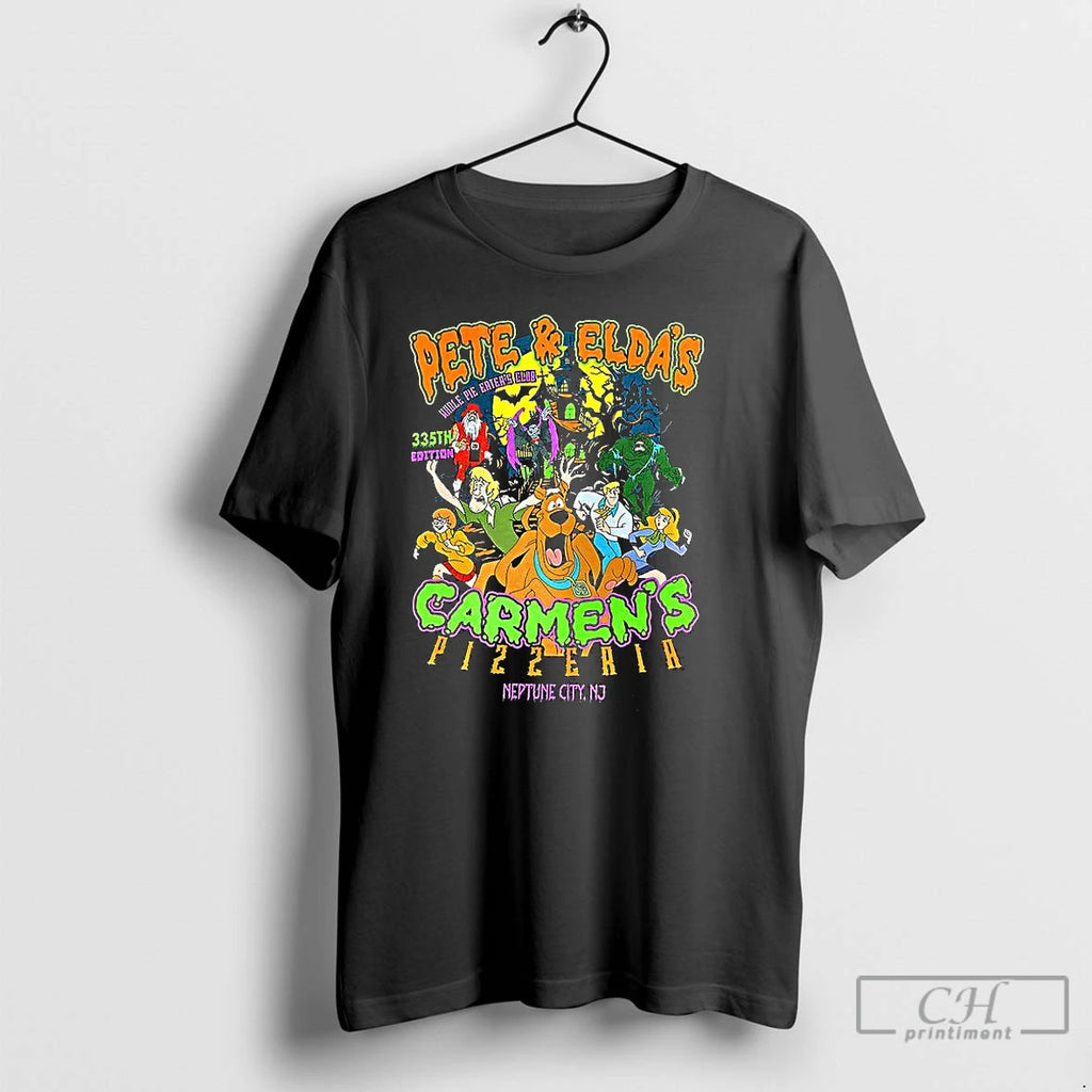 Classic Pete And Eldas Carmens Pizzeria Halloween T Shirts Hoodie Sweatshirt | PurePodTees.com