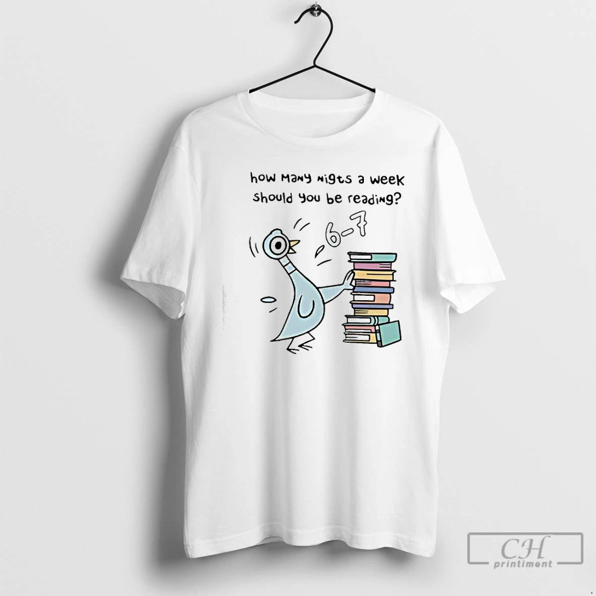Classic Pigeon 67 Reading Book Lover Librarian Shirt Hoodie Sweatshirt | PurePodTees.com