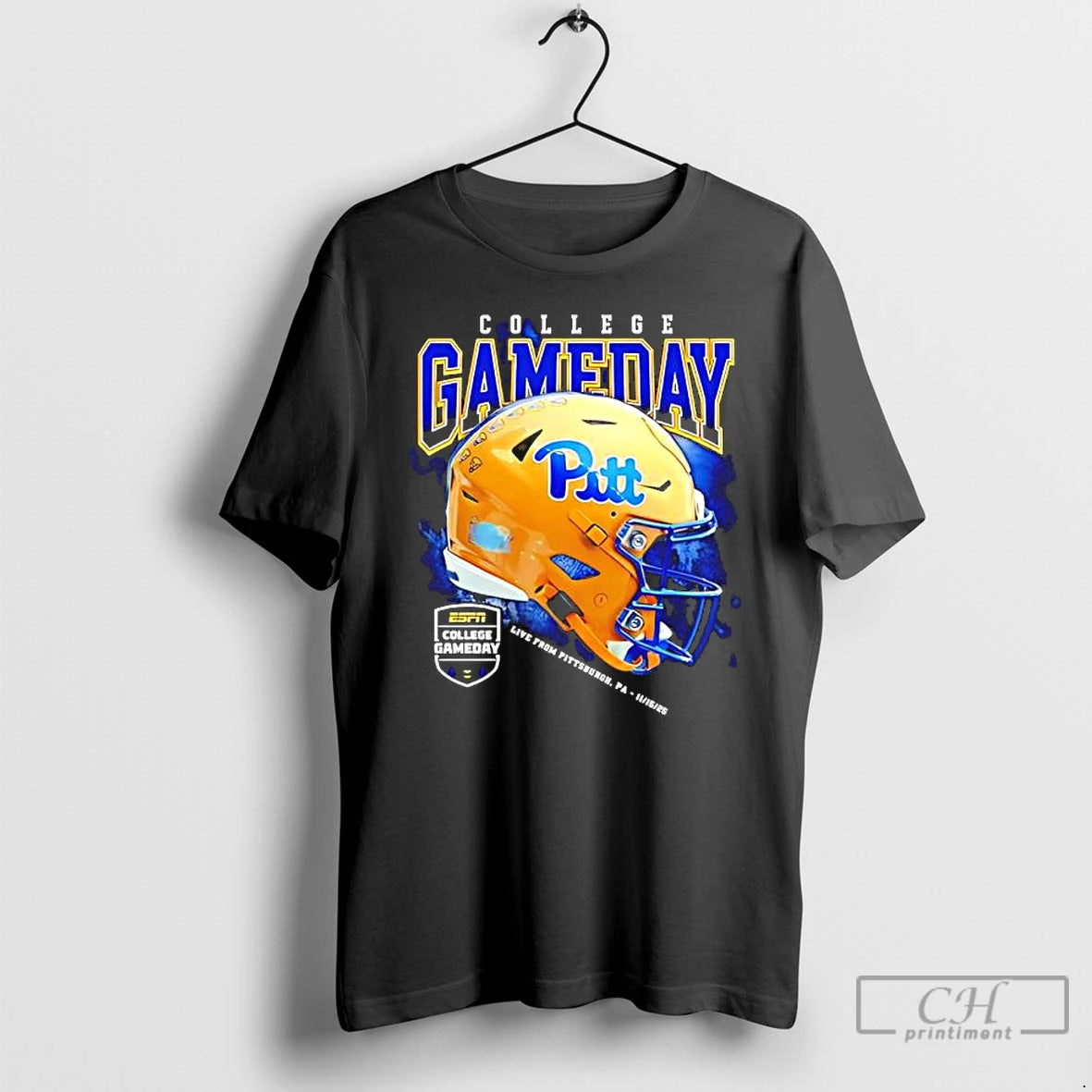 Classic Pitt Panthers Football College Gameday 2025 Helmet Shirt Hoodie Sweatshirt | PurePodTees.com