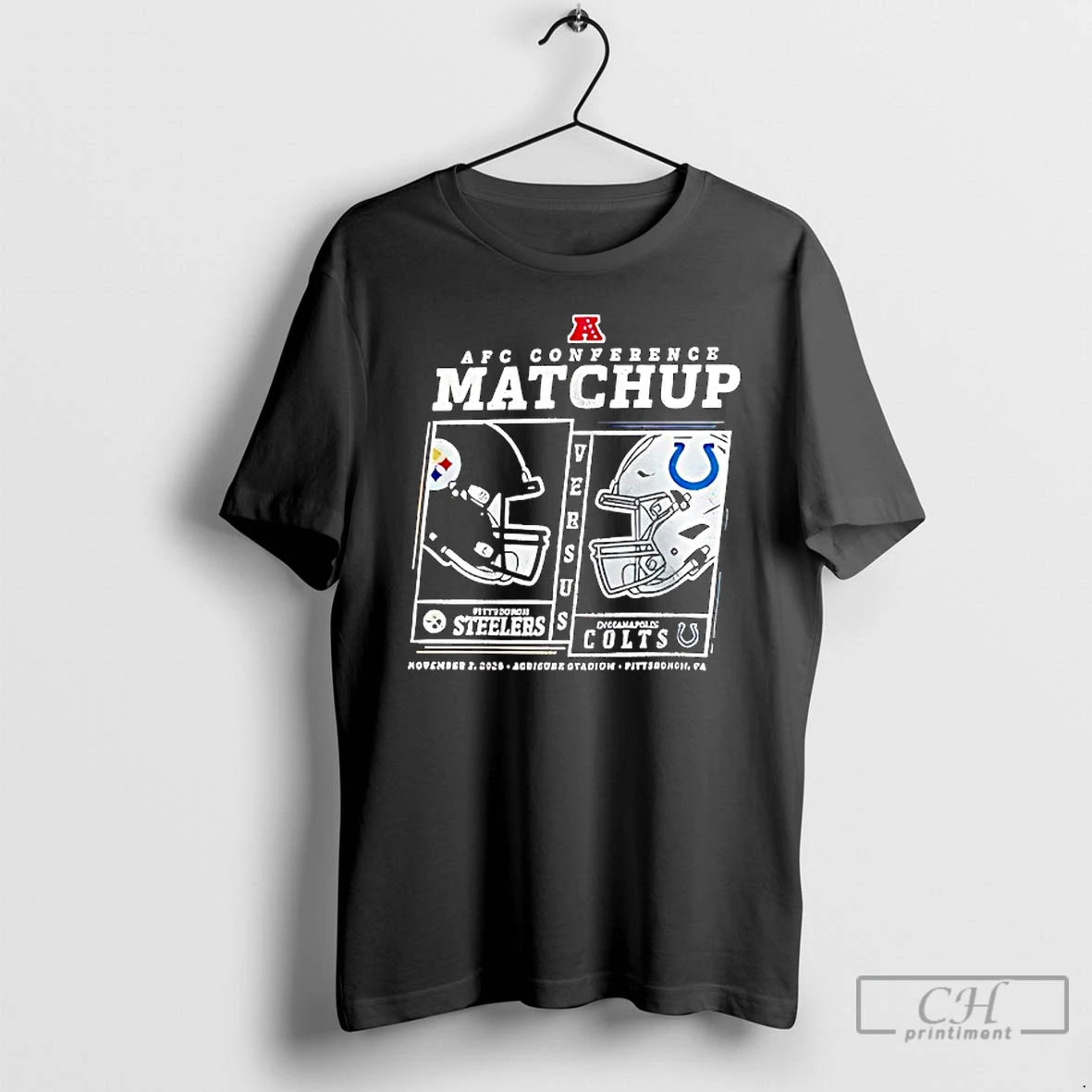 Classic Pittsburgh Slers Vs Indianapolis Colts Afc Conference Matchup T Shirts Hoodie Sweatshirt | PurePodTees.com