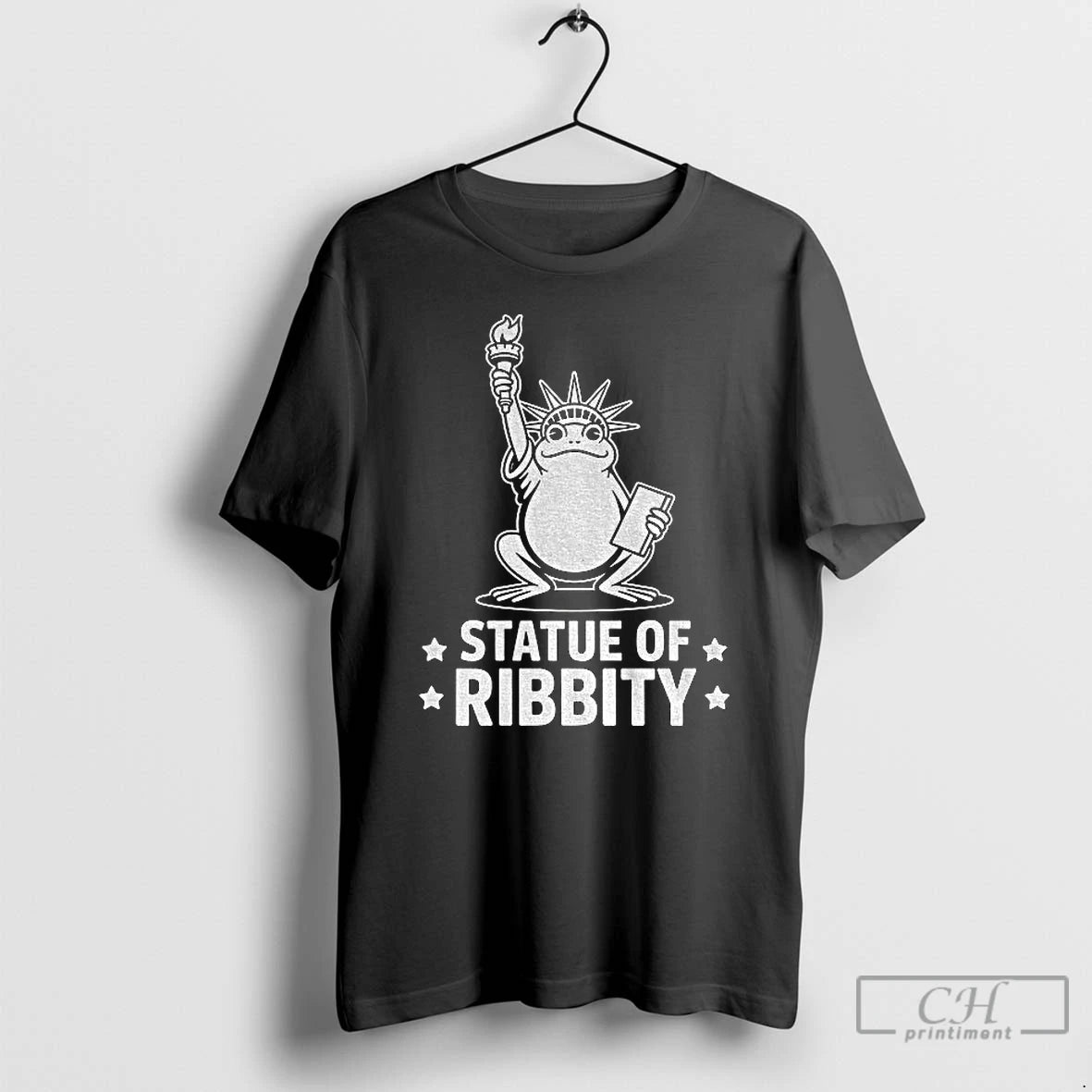 Classic Portland Frog Statue Of Ribbity Frog Liberty Political T Shirts Hoodie Sweatshirt | PurePodTees.com