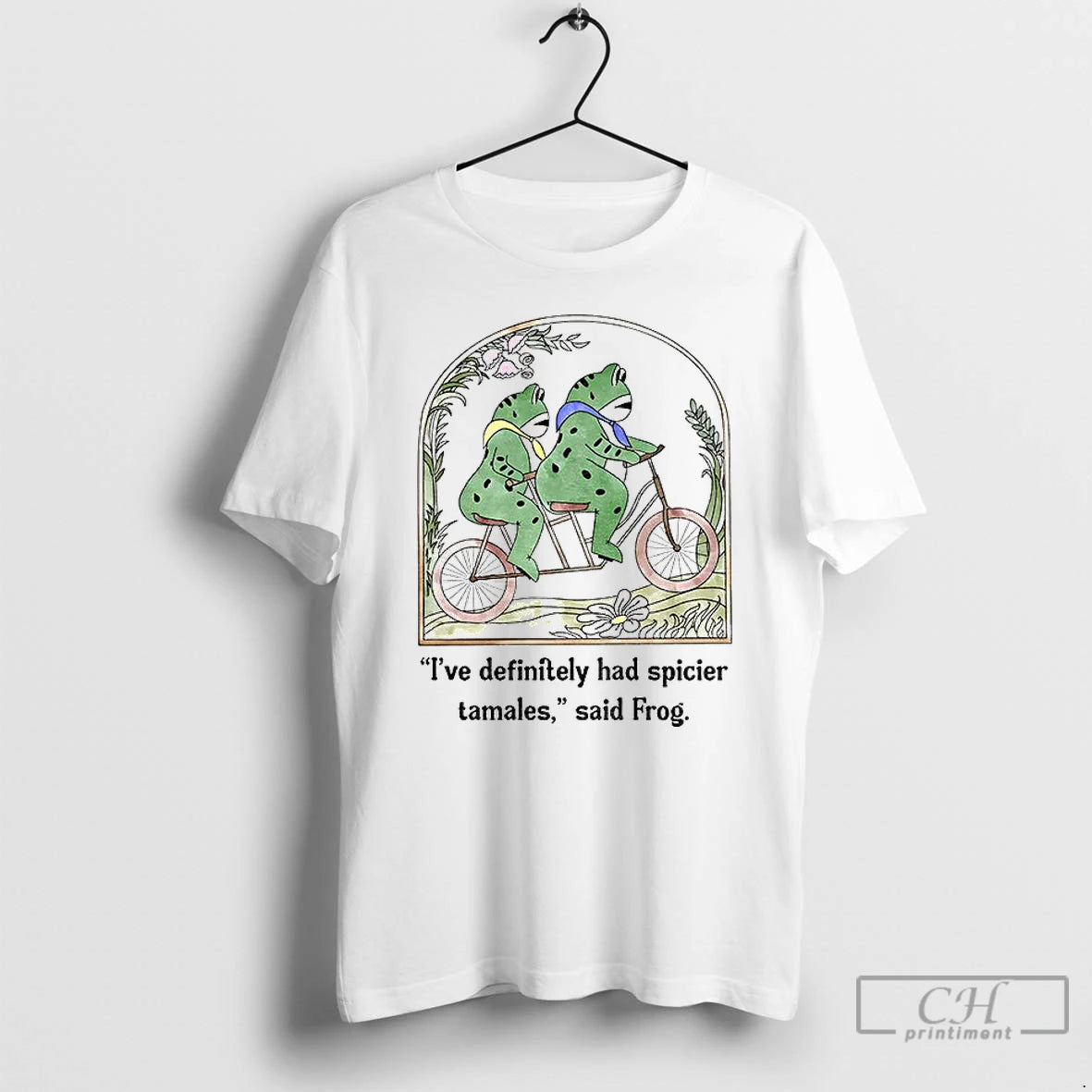 Classic Portland Frog Ive Definitely Had Spicier Tamales Said Frog Vintage T Shirts Hoodie Sweatshirt | PurePodTees.com