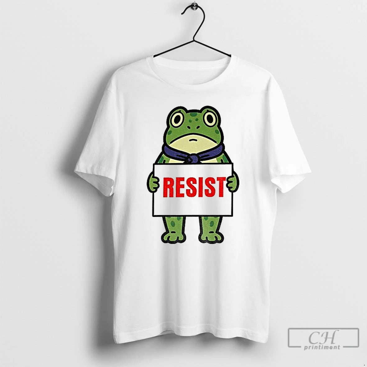 Classic Portland Frog Rage Against Resist Anti Fascist Trump Democracy Antifa T Shirts Hoodie Sweatshirt | PurePodTees.com