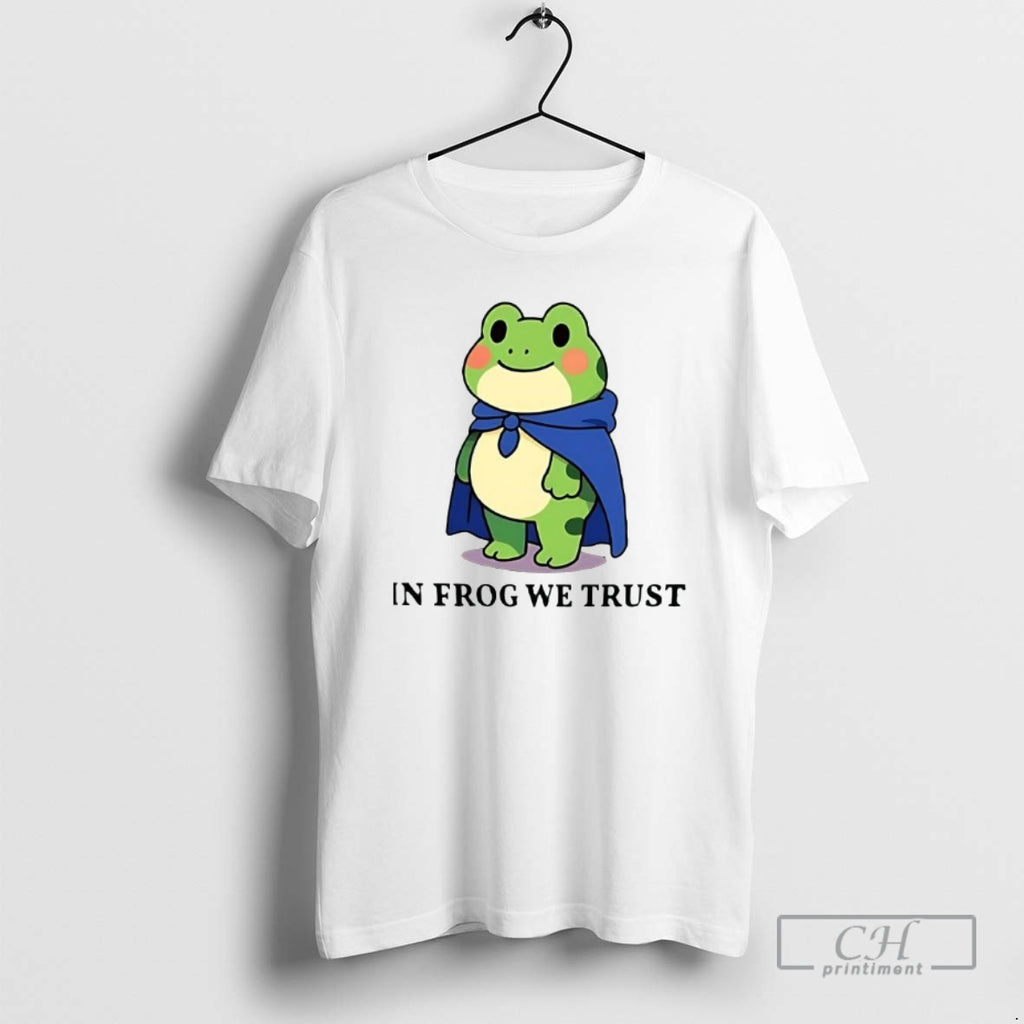 Classic Premium In Frog We Trust Cute Activist Frog Shirt Sweater