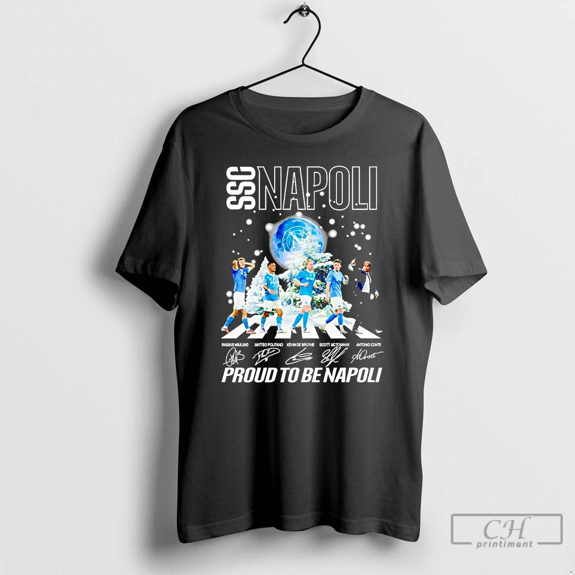 Classic Proud To Be Ssc Napoli Team Player Winter T Shirts Hoodie Sweatshirt | PurePodTees.com