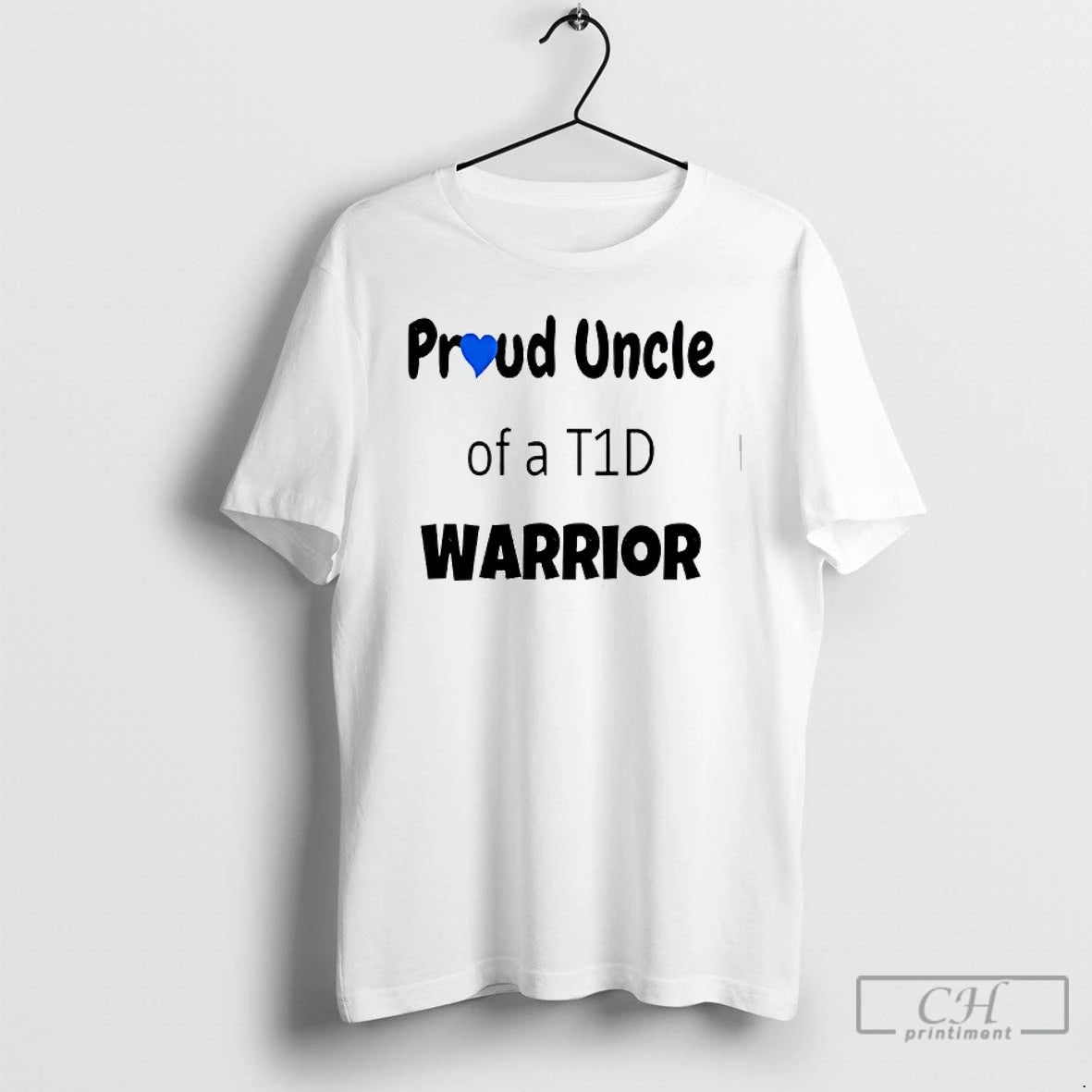 Classic Pround Uncle Of A T1d Warrior T Shirts Hoodie Sweatshirt | PurePodTees.com