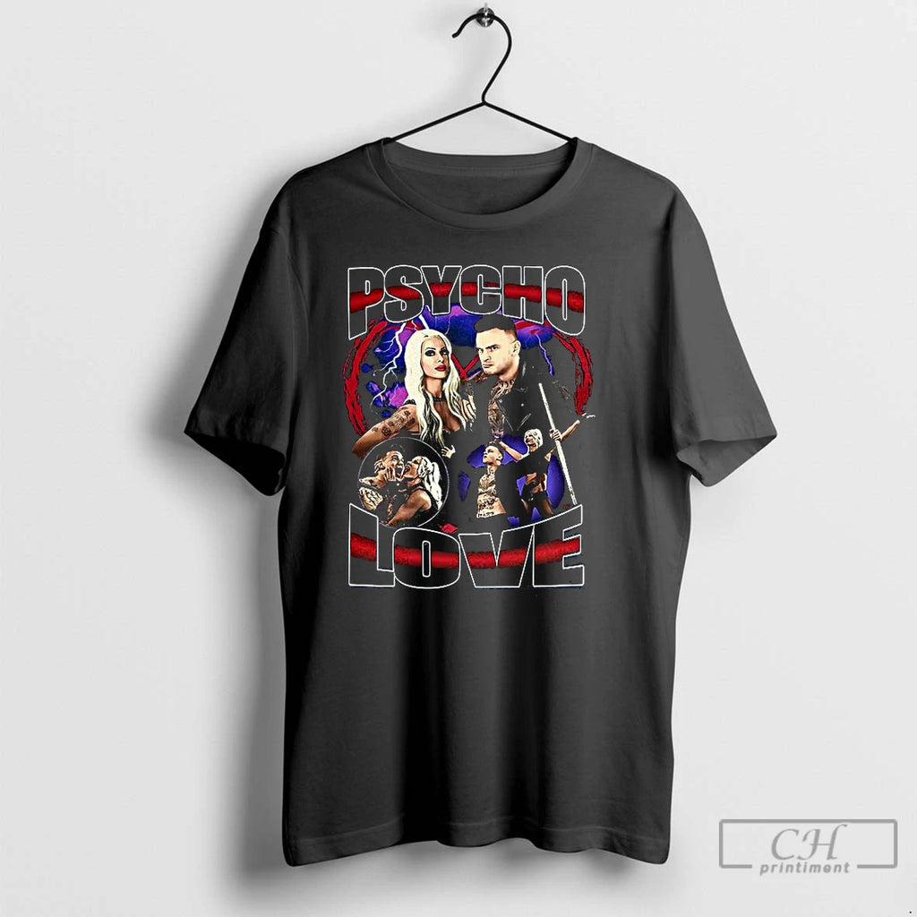 Classic Psycho Boy Fodder And Angelina Love Wrestling T Shirts Hoodie Sweatshirt | PurePodTees.com