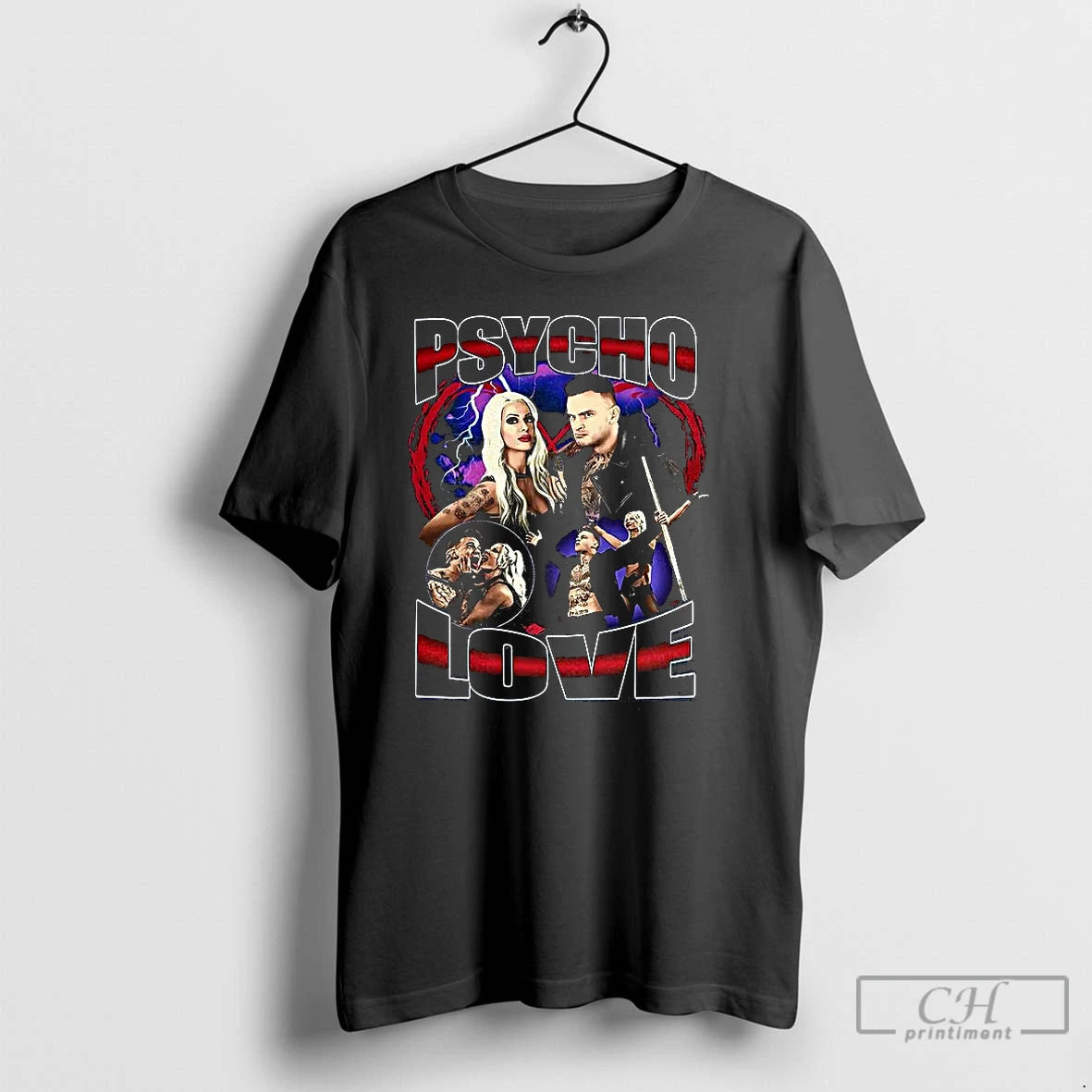 Classic Psycho Boy Fodder And Angelina Love Wrestling T Shirts Hoodie Sweatshirt | PurePodTees.com