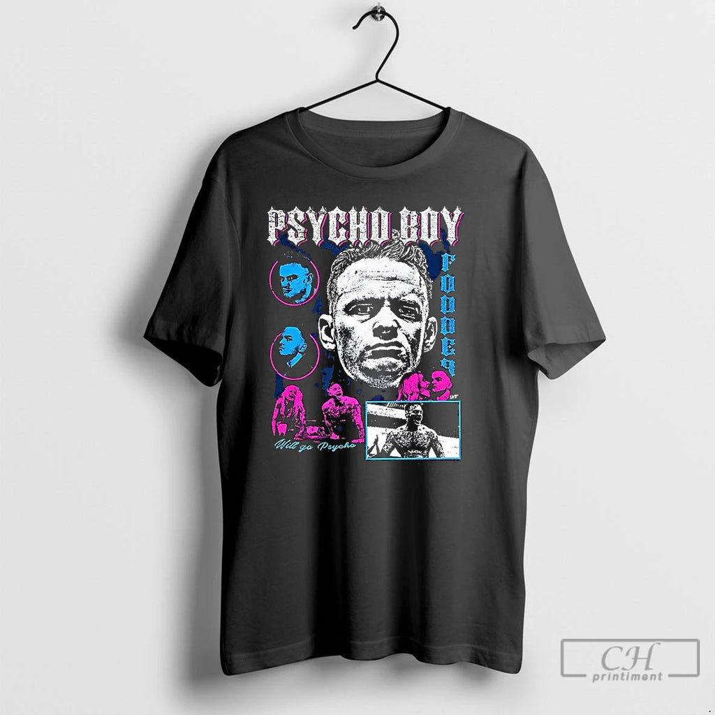 Classic Psycho Boy Fodder Wrestler Will Go Psycho Retro T Shirts Hoodie Sweatshirt | PurePodTees.com