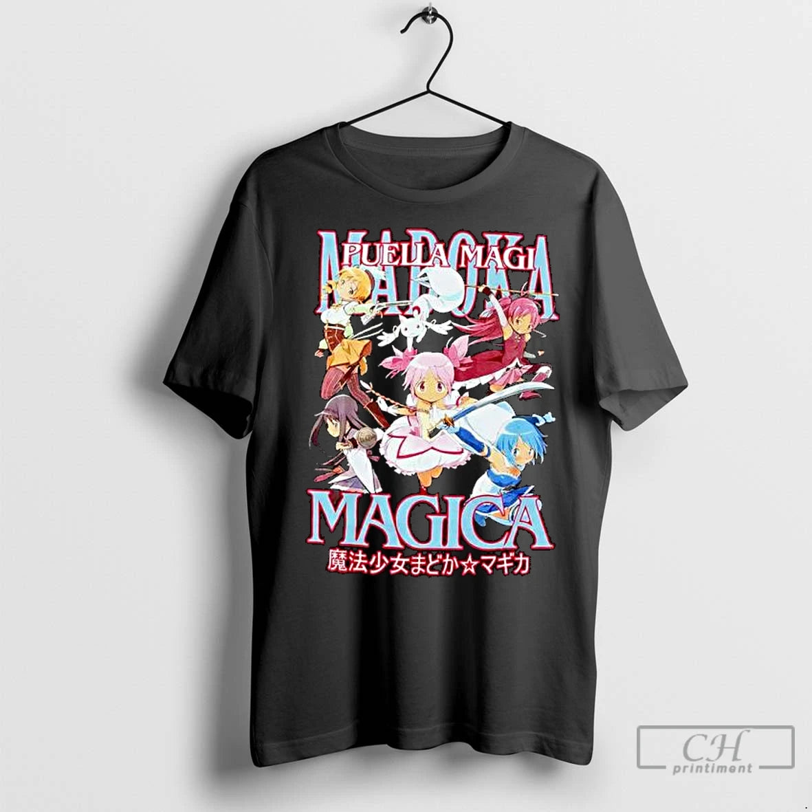 Classic Puella Magi Madoka Magica Jumbo Print Ornaments Shirt Hoodie Sweatshirt | PurePodTees.com
