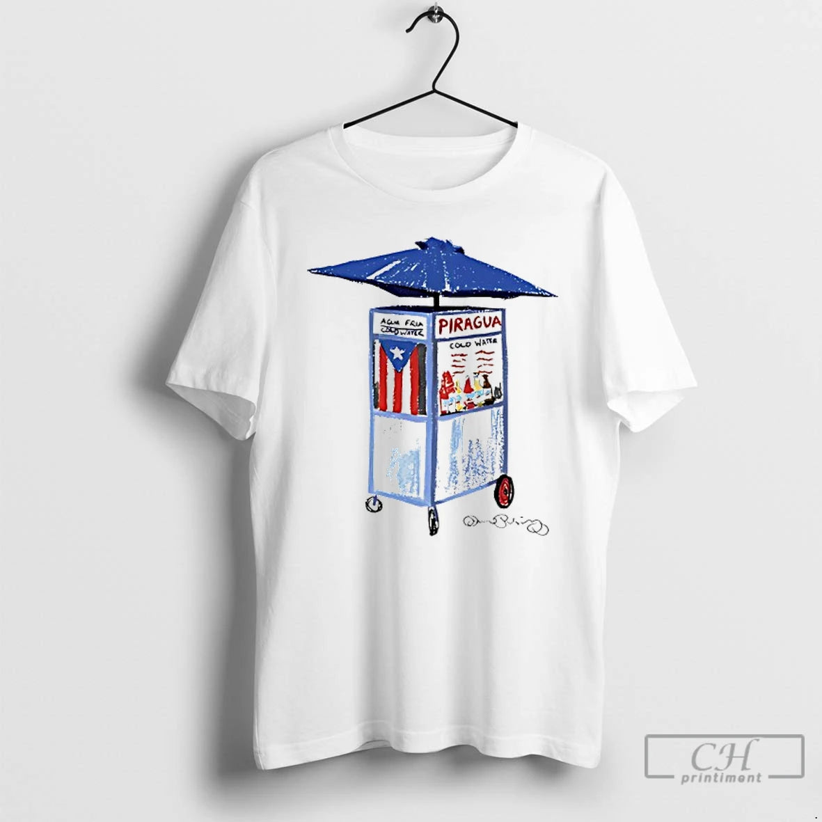 Classic Puerto Rico Piragua Cart T Shirts Hoodie Sweatshirt | PurePodTees.com
