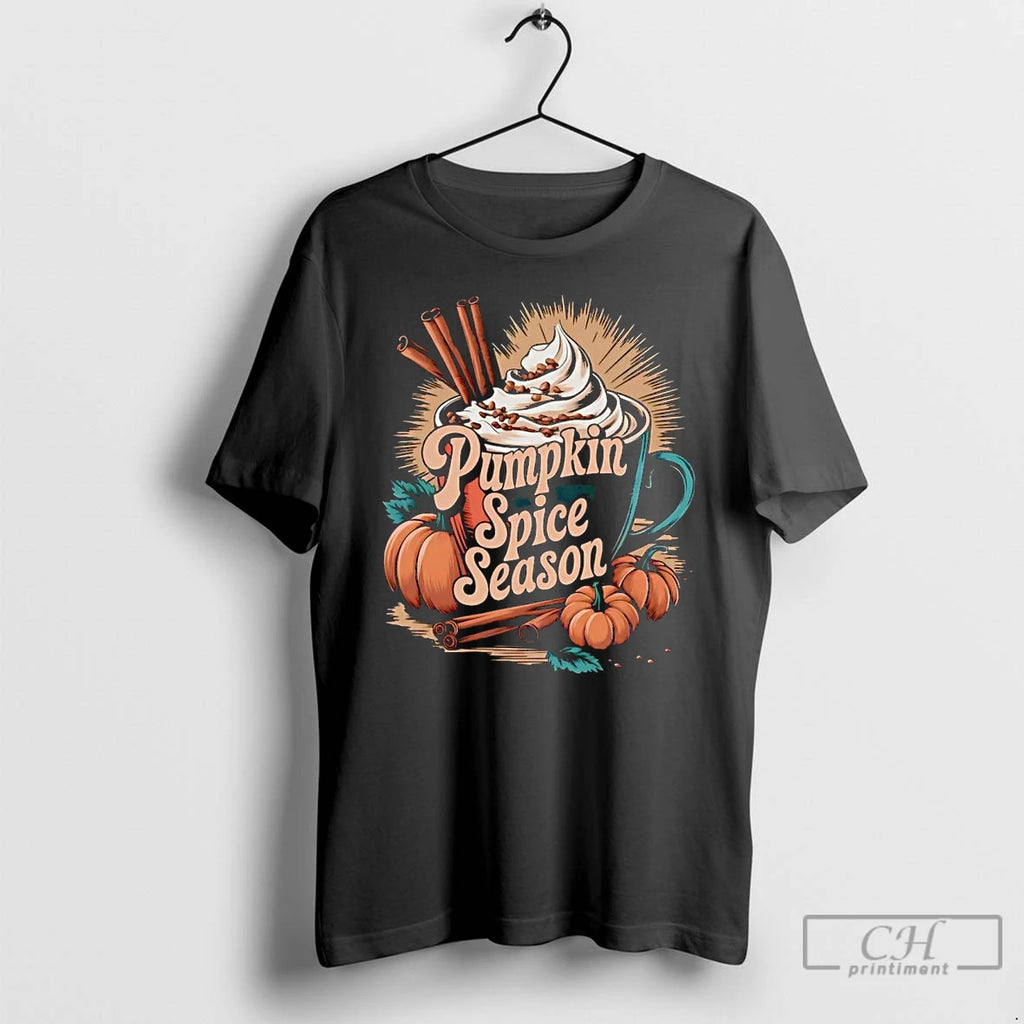 Classic Pumpkin Spice Season Halloween T Shirts Hoodie Sweatshirt | PurePodTees.com