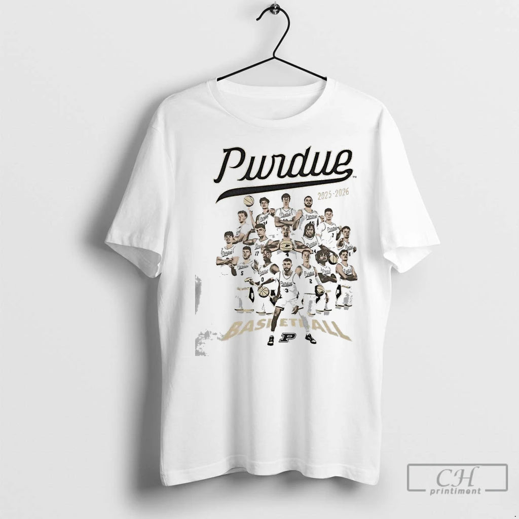 Classic Purdue Boilermakers Basketball 2025 2026 Team Shirt Hoodie Sweatshirt | PurePodTees.com