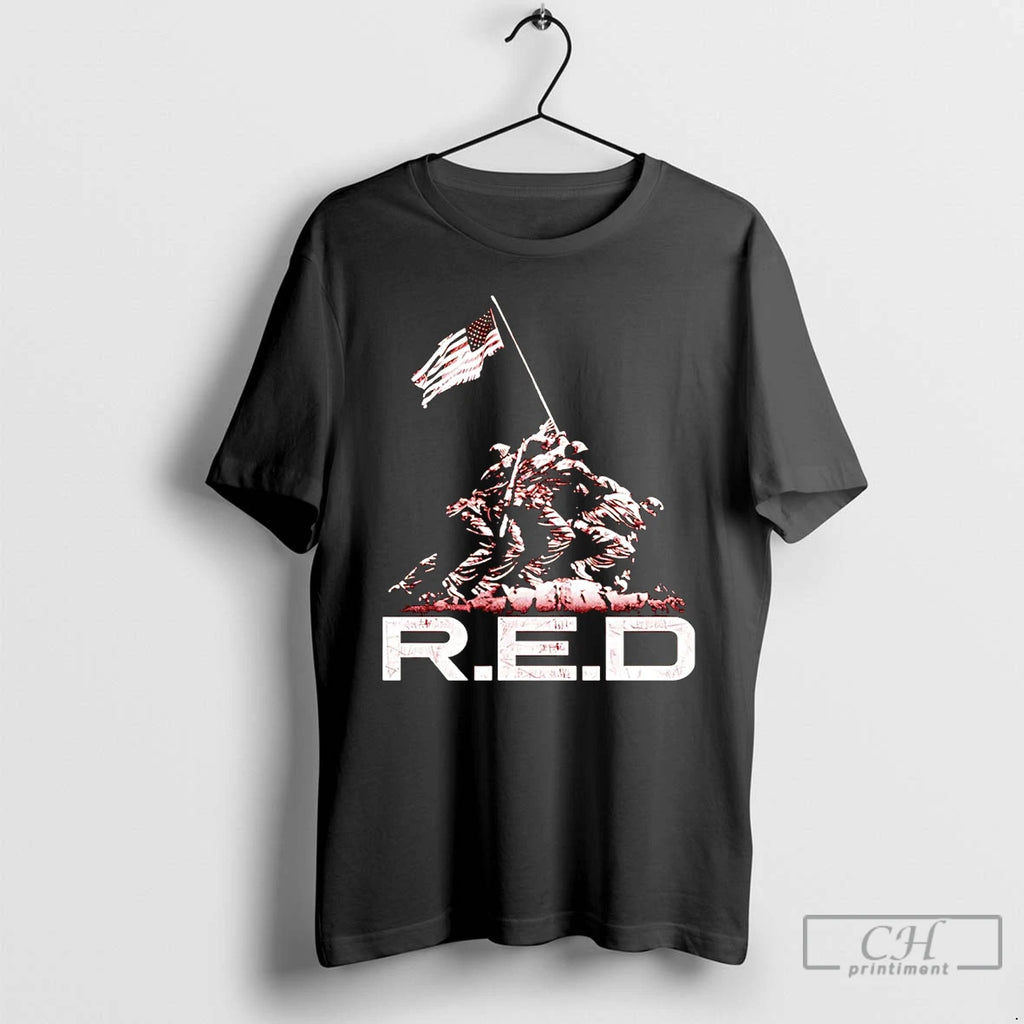Classic R E D Remember Everyone Deployed T Shirts Hoodie Sweatshirt | PurePodTees.com
