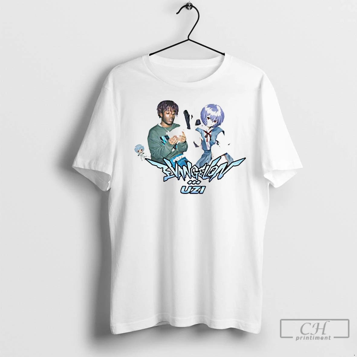 Classic Rappers X Anime Rei Ayanami Lil Uzi Ornaments Shirt Hoodie Sweatshirt | PurePodTees.com