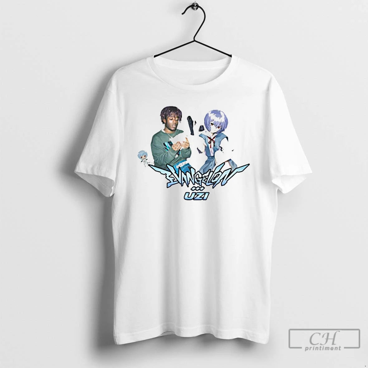 Classic Rappers X Anime Rei Ayanami Lil Uzi Ornaments T Shirts Hoodie Sweatshirt | PurePodTees.com