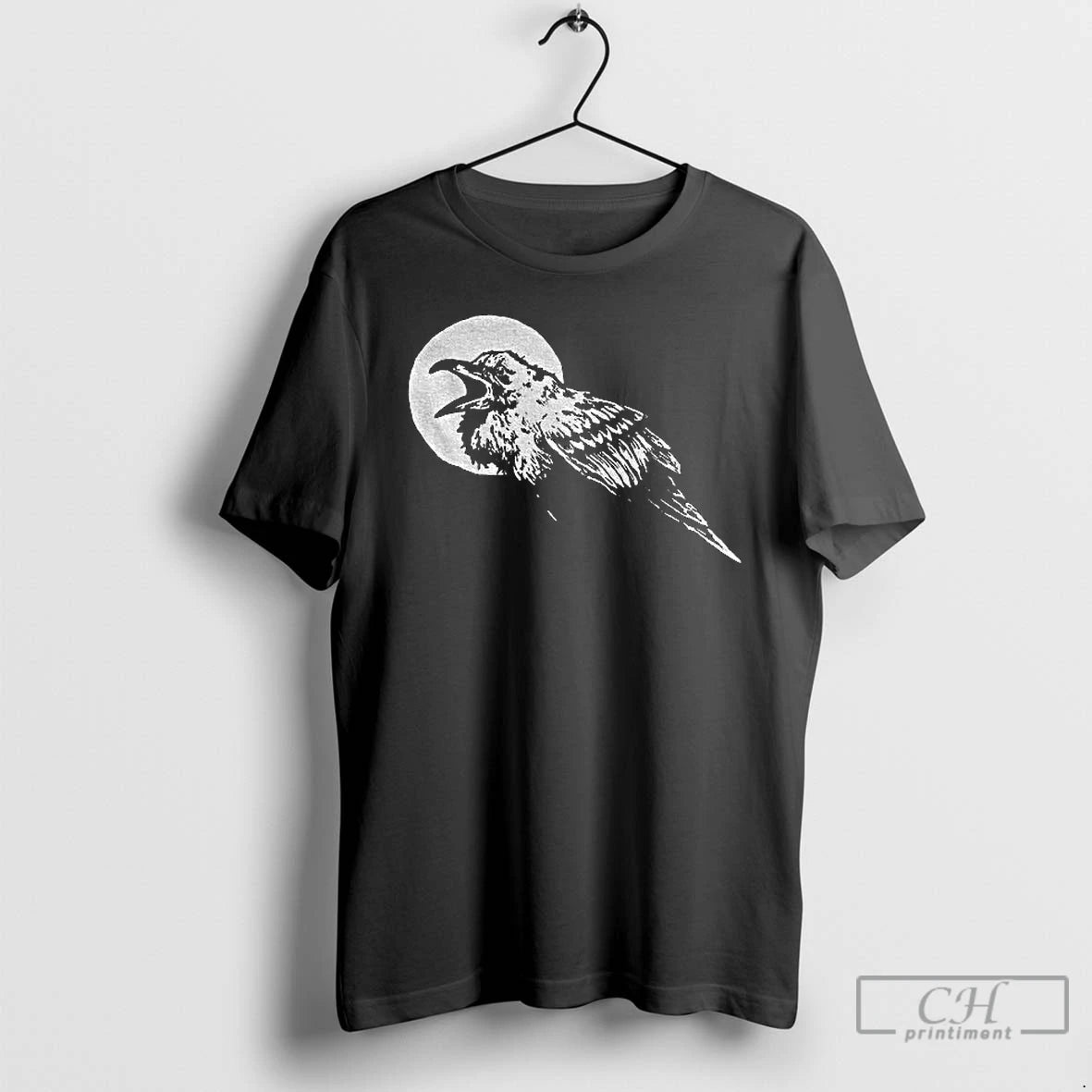 Classic Raven Crow F Caw F Vintage T Shirts Hoodie Sweatshirt | PurePodTees.com