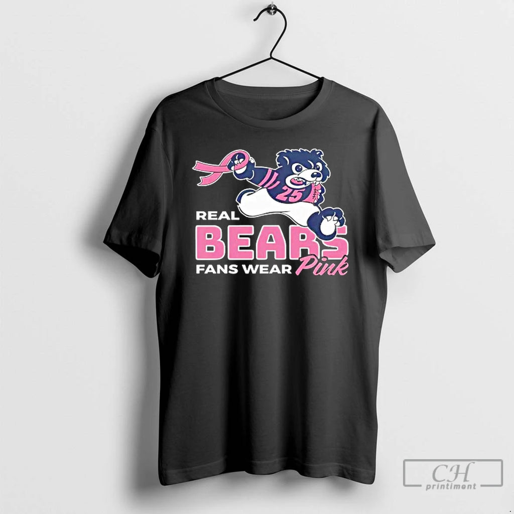 Classic Real Bears Fans Wear Pink 2025 T Shirts