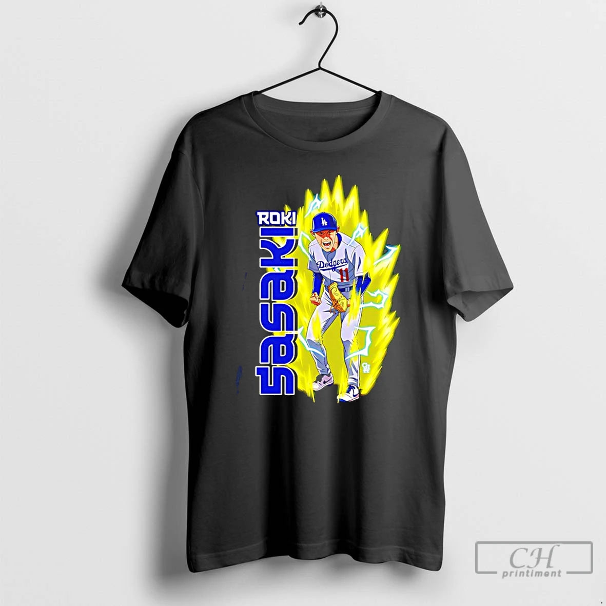 Classic Roki Fire Los Angeles Dodgers 2025 World Series Champions T Shirts Hoodie Sweatshirt | PurePodTees.com