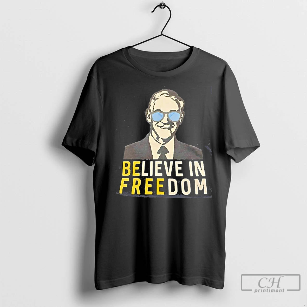 Classic Ron Paul Be Free Believe In Freedom Shirt Hoodie Sweatshirt | PurePodTees.com