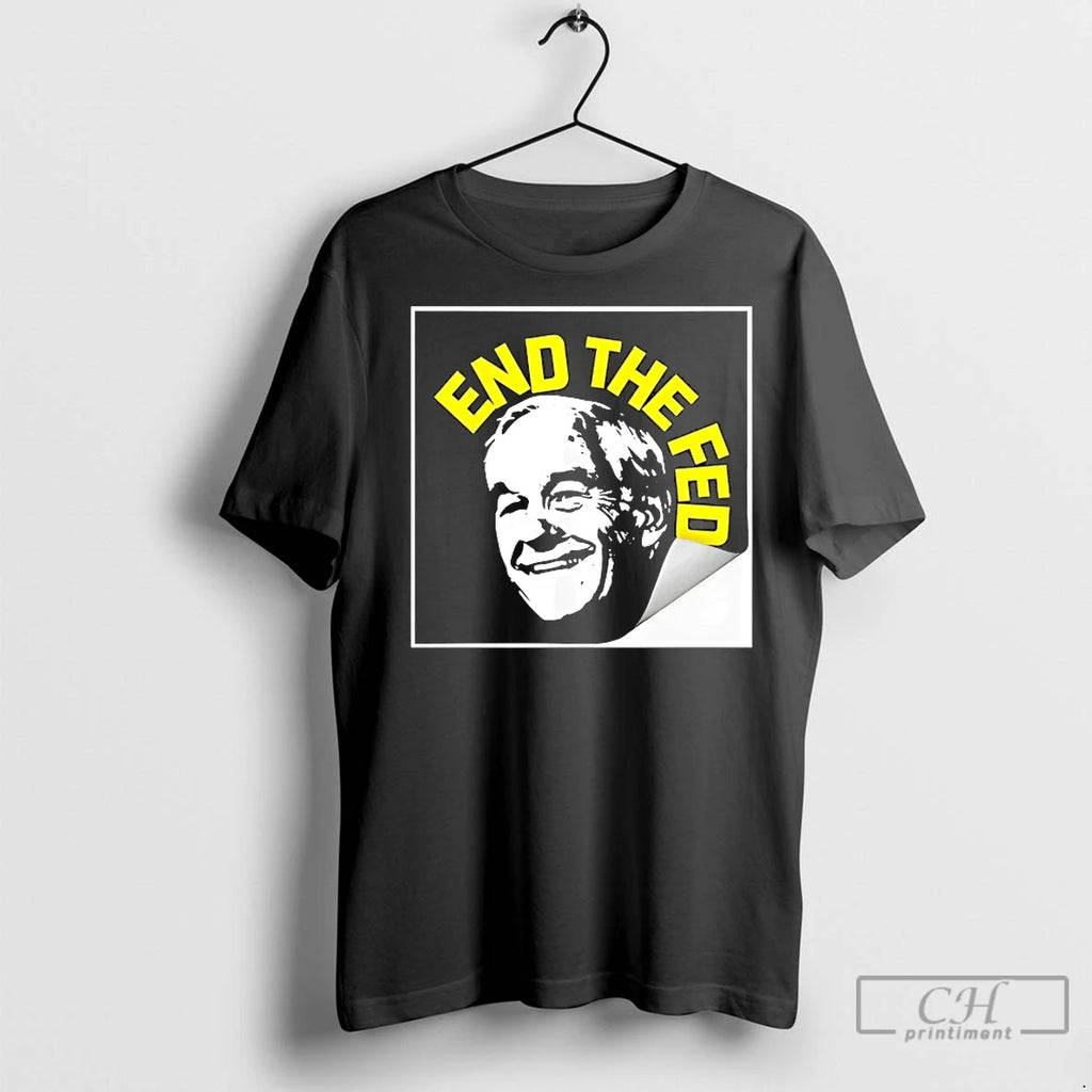 Classic Ron Paul End The Fed Joins With Trump Shirt Hoodie Sweatshirt | PurePodTees.com