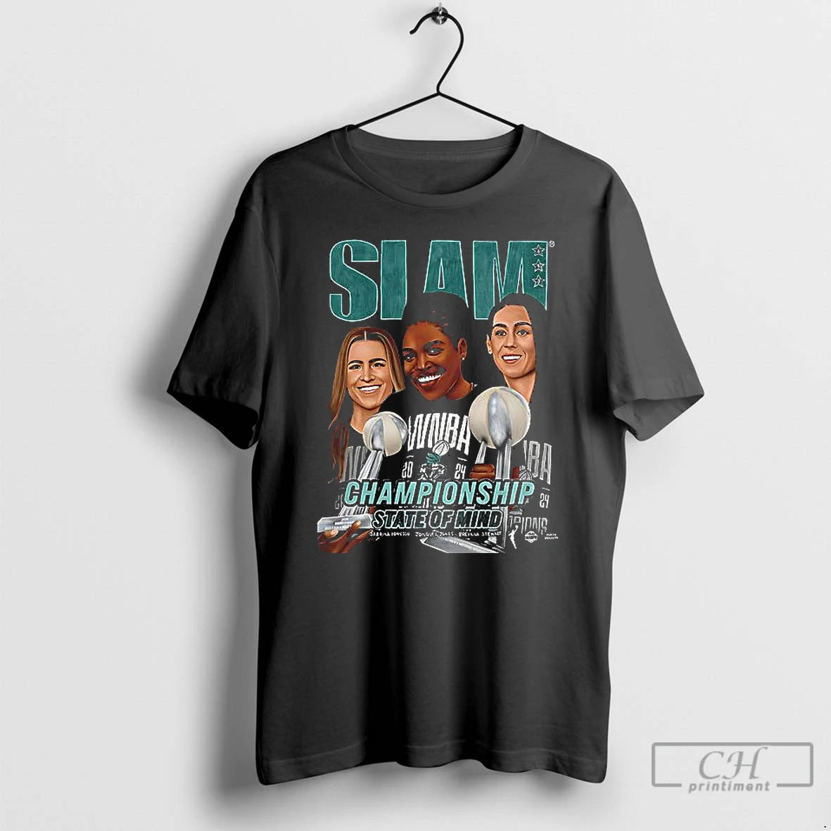 Classic Slam 2024 Wnba Championship State Of Mind T Shirts Hoodie Sweatshirt | PurePodTees.com
