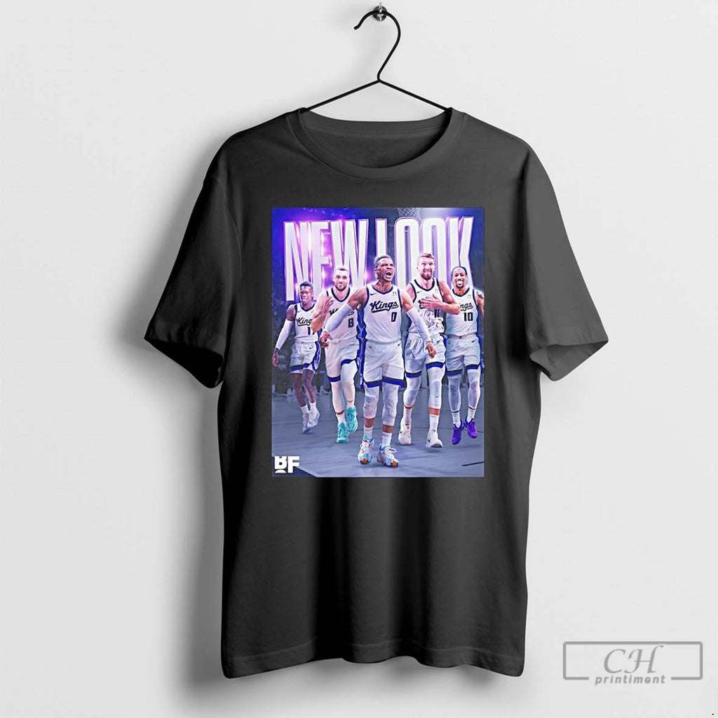 Classic Sacramento Kings New Look Players T Shirts