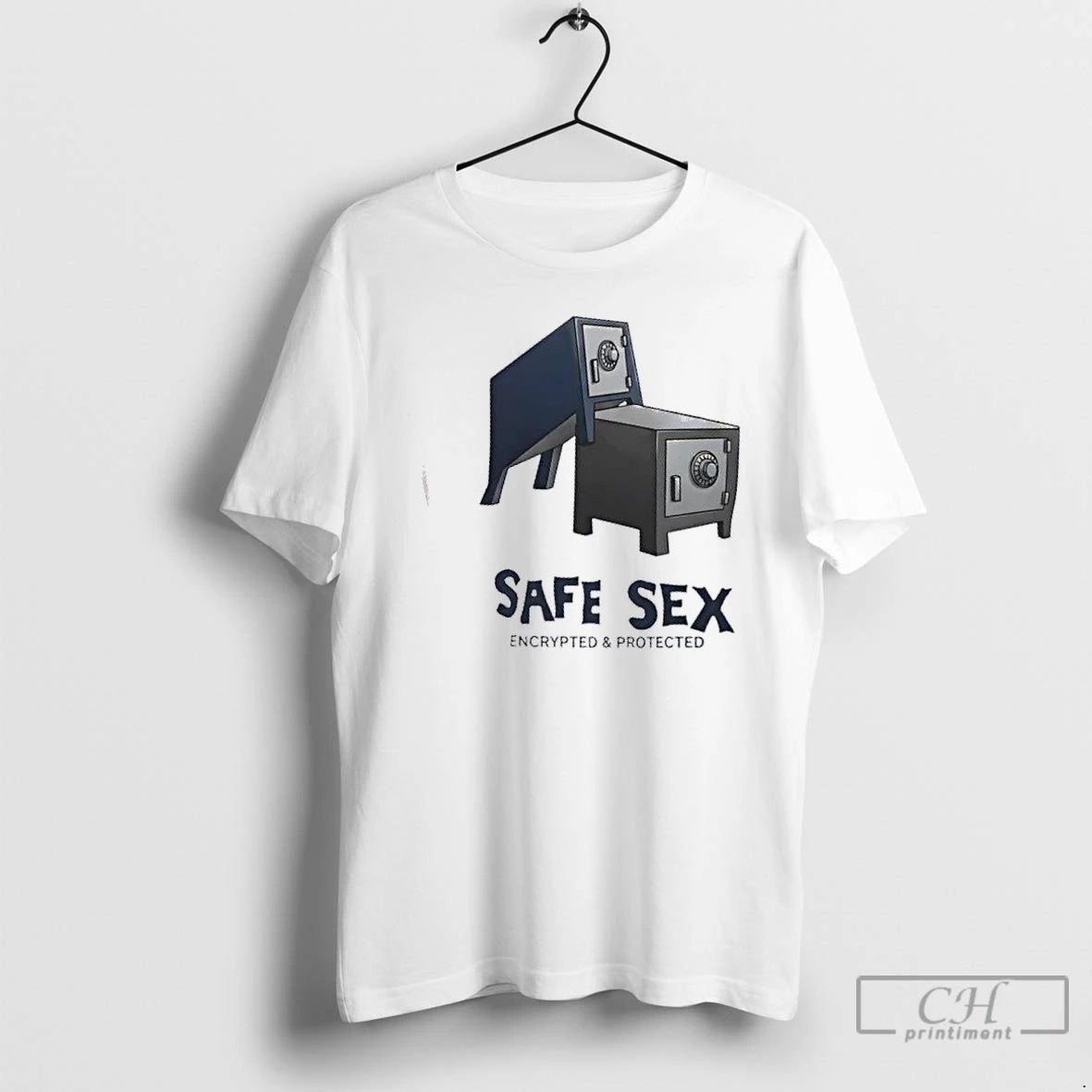 Classic Safe Sex Encrypted Protected Pun Shirt Hoodie Sweatshirt | PurePodTees.com