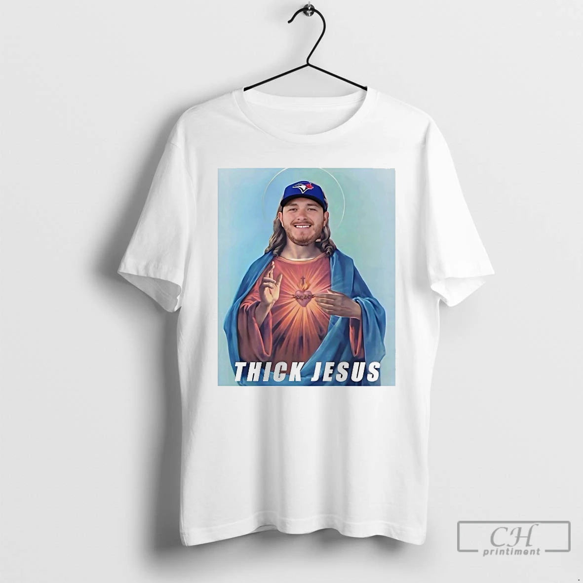 Classic Saint Alejandro Kirk Thick Jesus T Shirts Hoodie Sweatshirt | PurePodTees.com