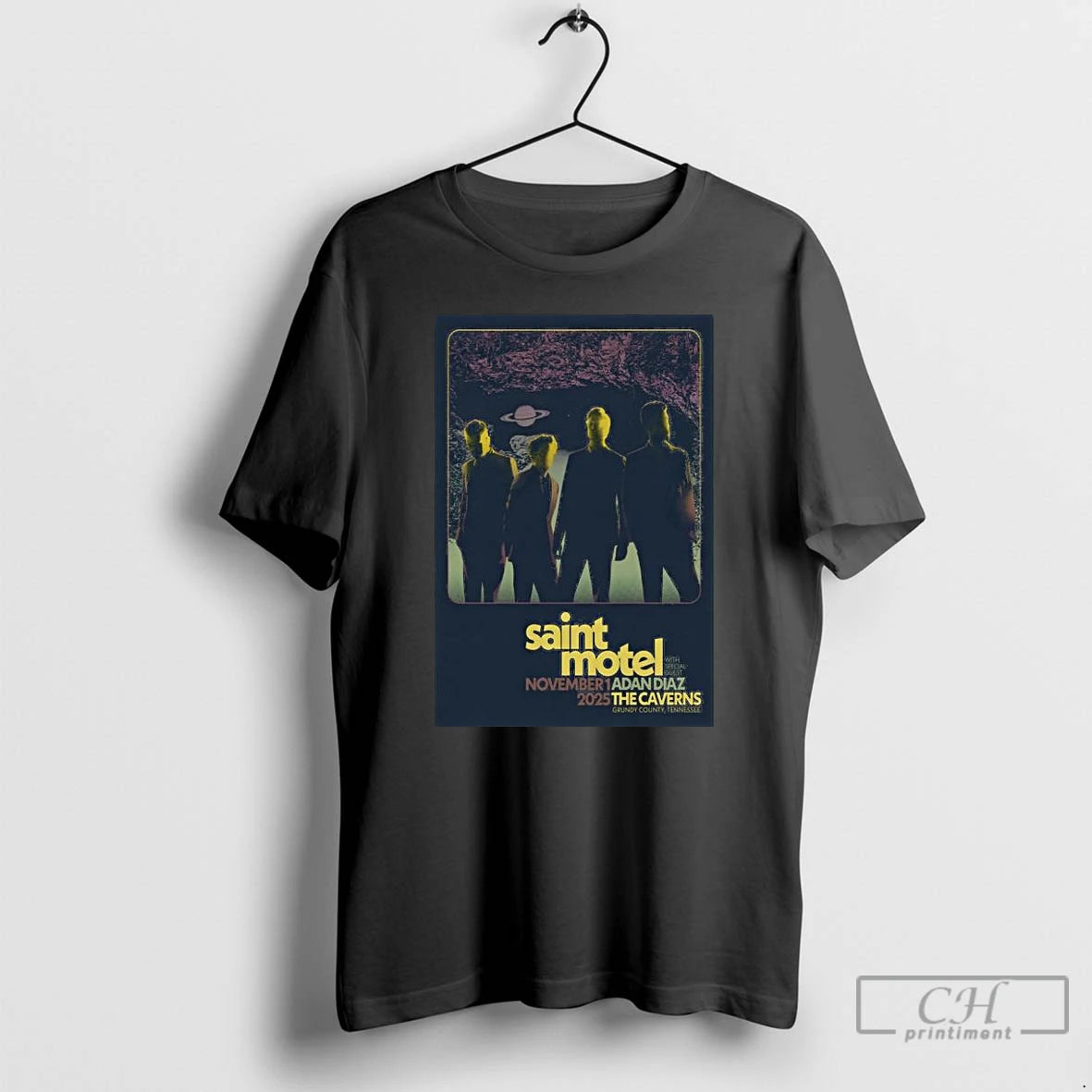 Classic Saint Motel The Caverns On November 1 2025 Concert Long Sleve T Shirts Hoodie Sweatshirt | PurePodTees.com