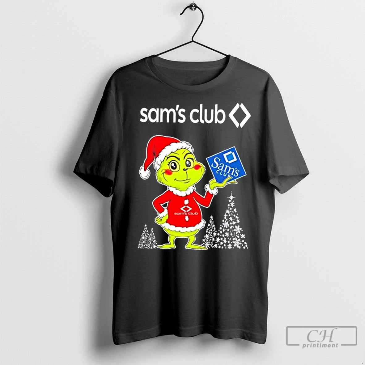 Classic Sams Club And Grinchmas Christmas Tree Shirt Hoodie Sweatshirt | PurePodTees.com